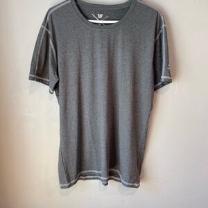 NWT Men's Moisture Wicking Charcoal Gray Short Sleeve Tee